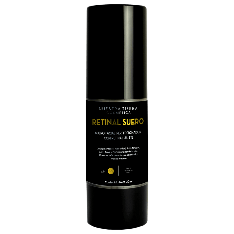 Retinal Suero Despigmentante, Anti - edad y Perfeccionador - Nuestra Tierra Cosmética Ancestral