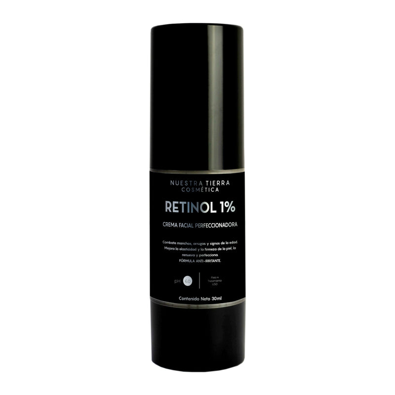 Retinol 1% Crema Facial Perfecccionadora - Nuestra Tierra Cosmética Ancestral