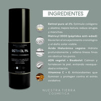 Retinol 1% Crema Facial Perfecccionadora - Nuestra Tierra Cosmética Ancestral
