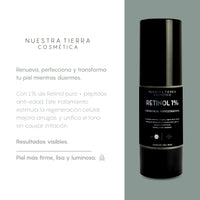 Retinol 1% Crema Facial Perfecccionadora - Nuestra Tierra Cosmética Ancestral