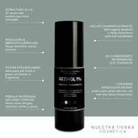 Retinol 1% Crema Facial Perfecccionadora - Nuestra Tierra Cosmética Ancestral