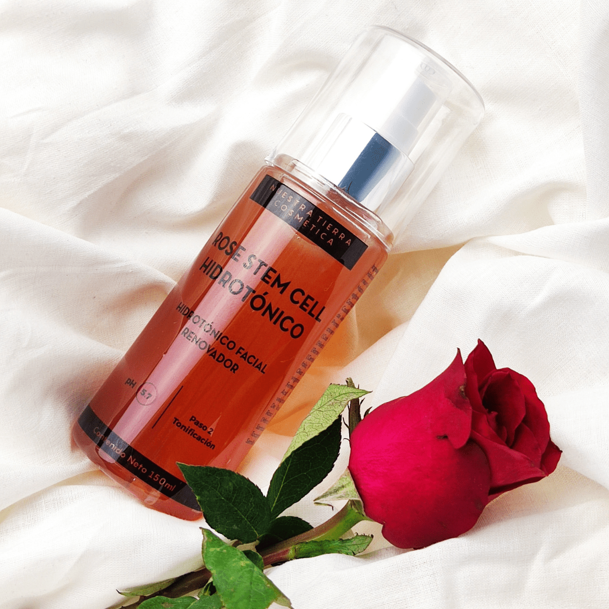 Rose Stem Cell HidroTonico Anti - Edad - Nuestra Tierra Cosmética Ancestral