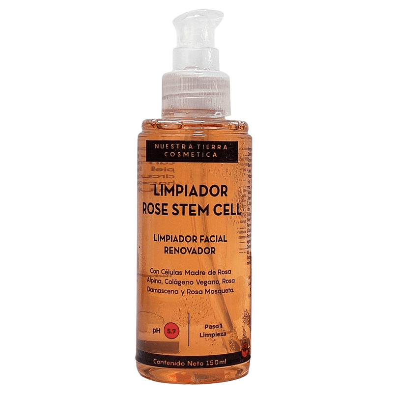 Rose Stem Cell Limpiador Facial Anti - Edad - Nuestra Tierra Cosmética Ancestral