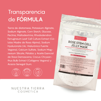 Rose Stem Cell Mascarilla Hidro - Plastica Efecto Lifting Anti - Edad Jelly Mask - Nuestra Tierra Cosmética Ancestral