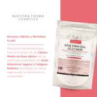 Rose Stem Cell Mascarilla Hidro - Plastica Efecto Lifting Anti - Edad Jelly Mask - Nuestra Tierra Cosmética Ancestral