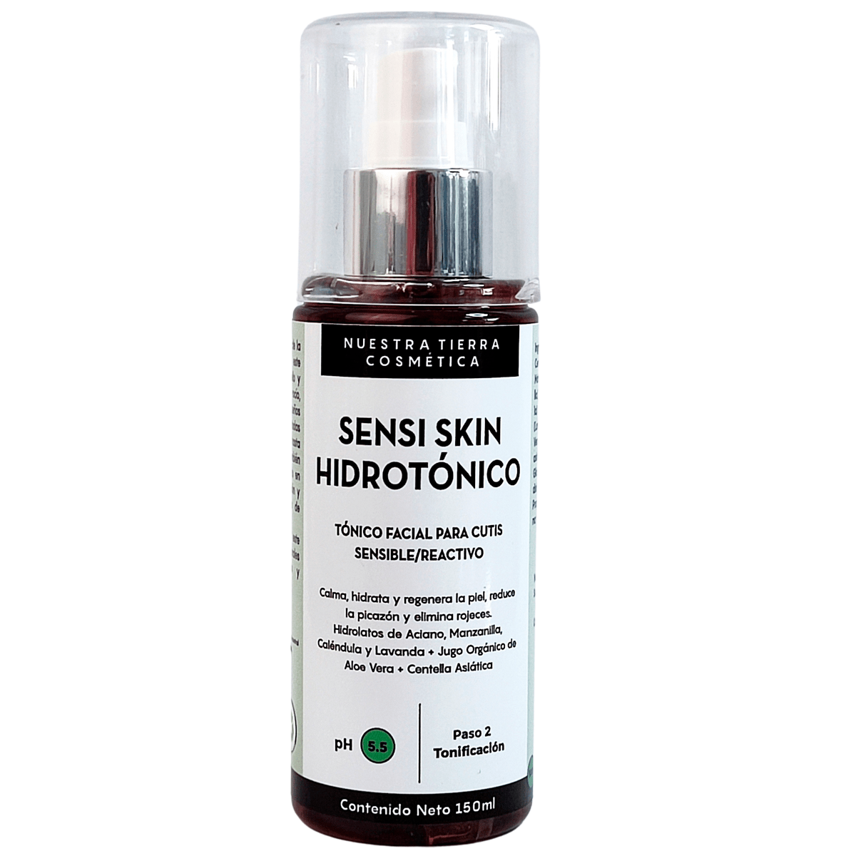 Sensi Skin HidroTónico para piel sensible - Nuestra Tierra Cosmética Ancestral