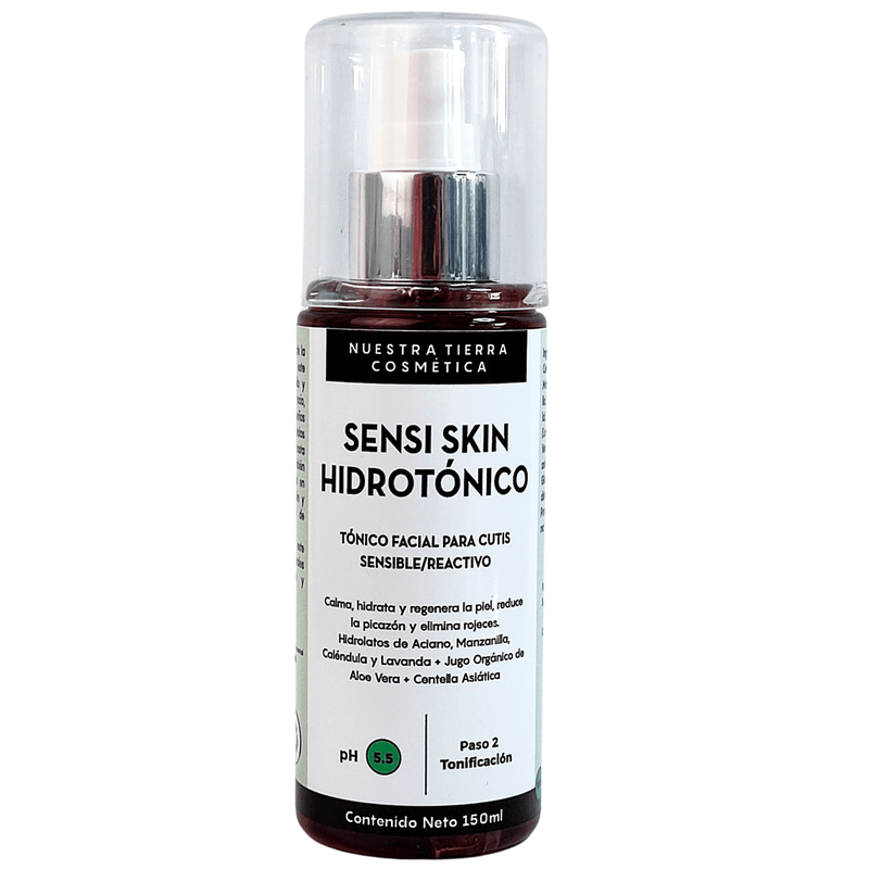 Sensi Skin HidroTónico para piel sensible - Nuestra Tierra Cosmética Ancestral