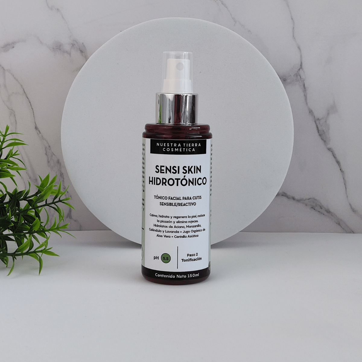 Sensi Skin HidroTónico para piel sensible - Nuestra Tierra Cosmética Ancestral
