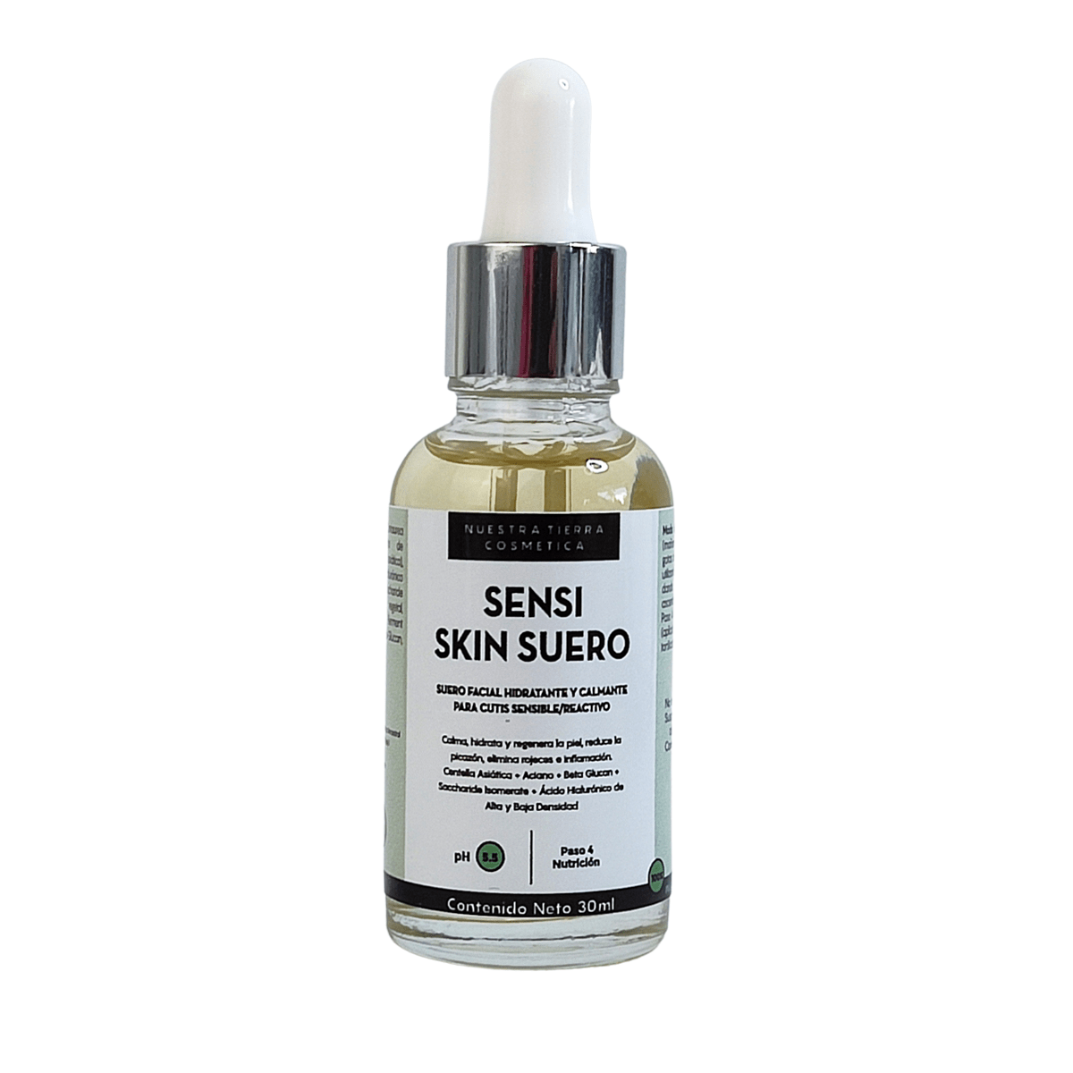 Sensi Skin Suero Facial Hidratante y Calmante - Nuestra Tierra Cosmética Ancestral