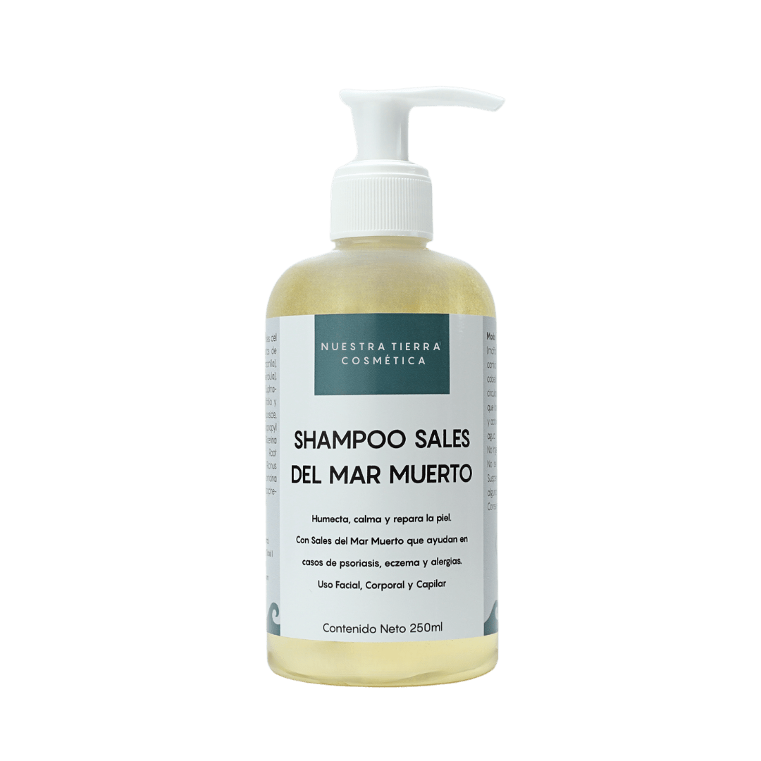 Shampoo Sales Del Mar Muerto - Nuestra Tierra Cosmética Ancestral