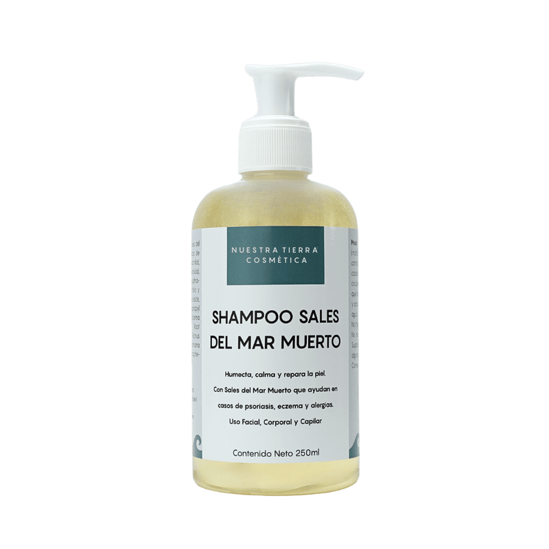 Shampoo Sales Del Mar Muerto - Nuestra Tierra Cosmética Ancestral