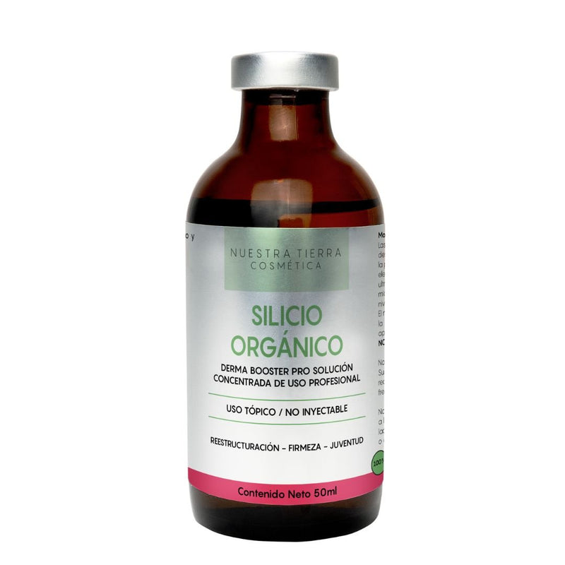 Silicio Organico Solucion Concentrada Vial - Nuestra Tierra Cosmética Ancestral
