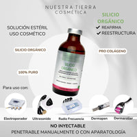 Silicio Organico Solucion Concentrada Vial - Nuestra Tierra Cosmética Ancestral