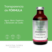 Silicio Organico Solucion Concentrada Vial - Nuestra Tierra Cosmética Ancestral