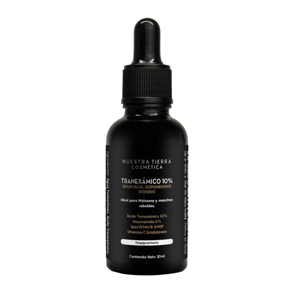 Suero Aclarante Acido Tranexamico 10% para melasma y manchas rebeldes - Nuestra Tierra Cosmética Ancestral