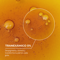 Suero Aclarante Acido Tranexamico 5% para melasma y manchas rebeldes - Nuestra Tierra Cosmética Ancestral