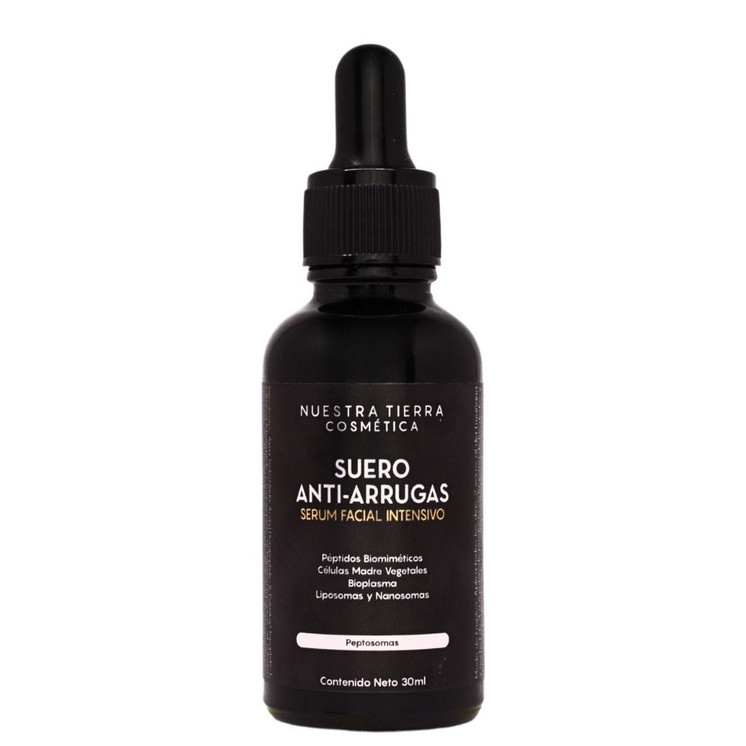 Suero Anti - Arrugas con Peptidos Biomimeticos - Nuestra Tierra Cosmética Ancestral