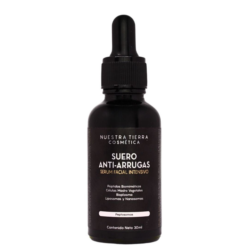 Suero Anti - Arrugas con Peptidos Biomimeticos - Nuestra Tierra Cosmética Ancestral