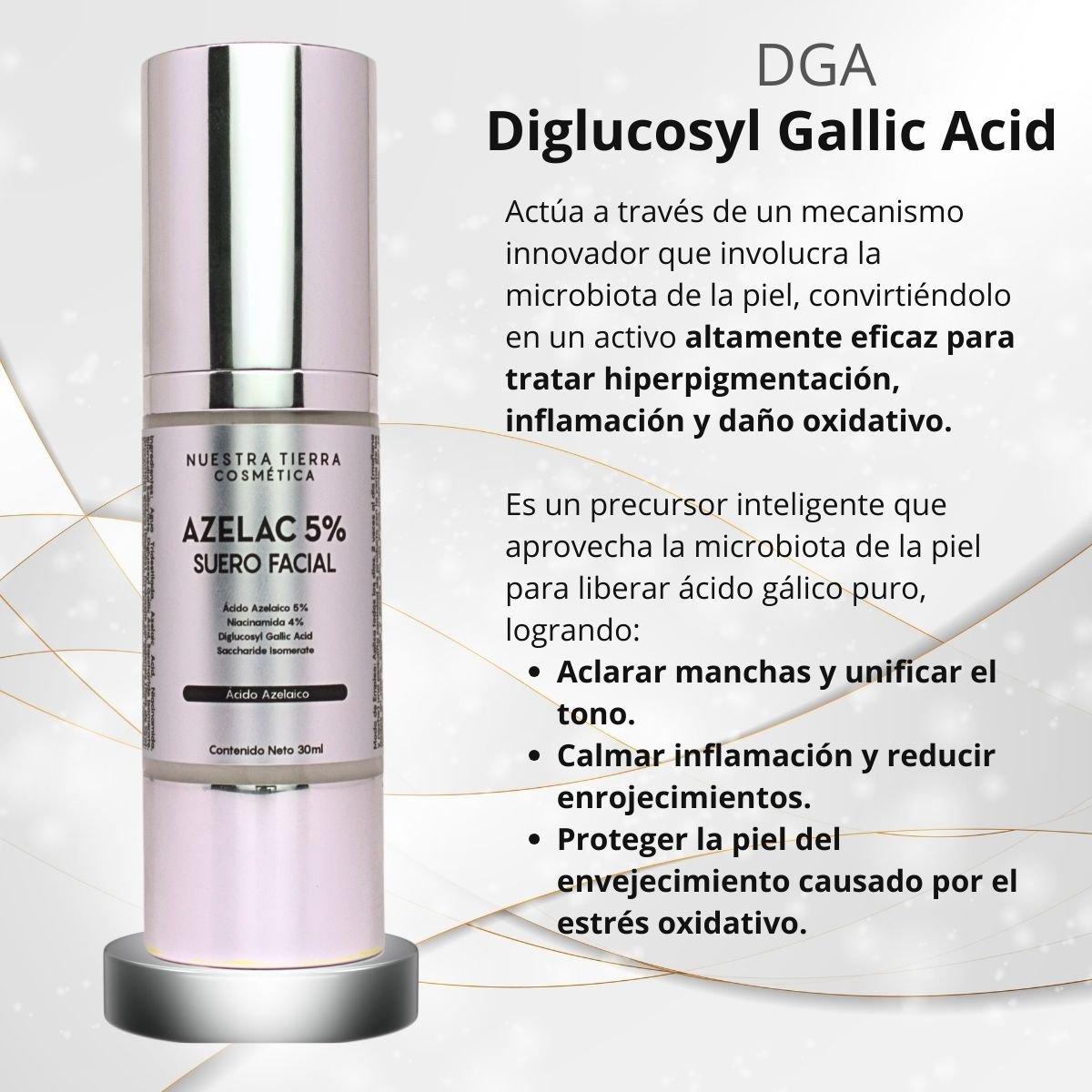 Suero Azelac 5% - Nuestra Tierra Cosmética Ancestral