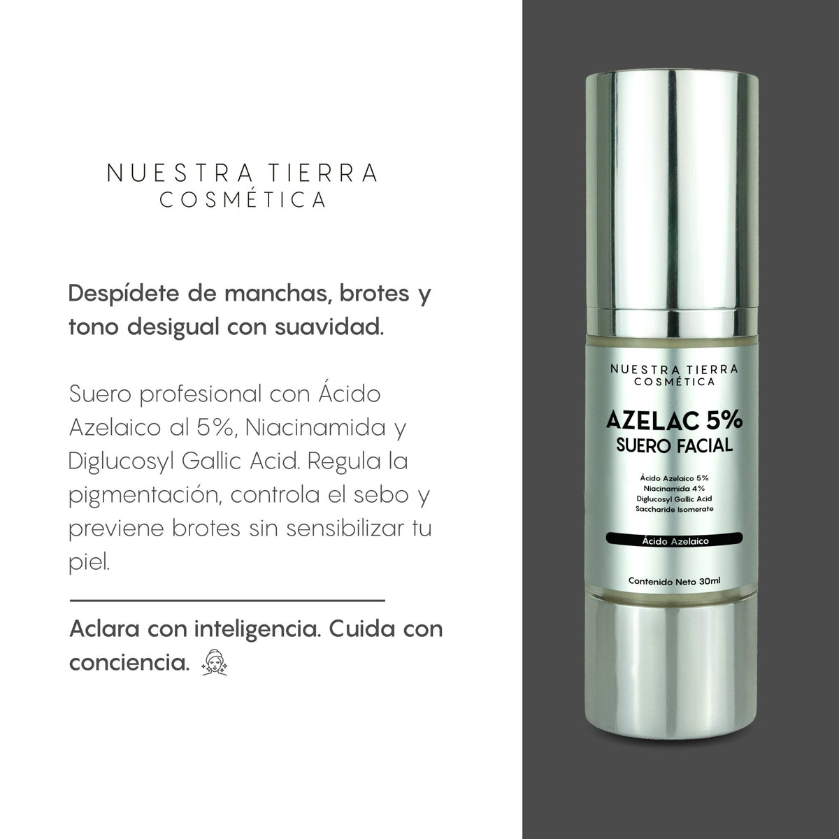 Suero Azelac 5% - Nuestra Tierra Cosmética Ancestral