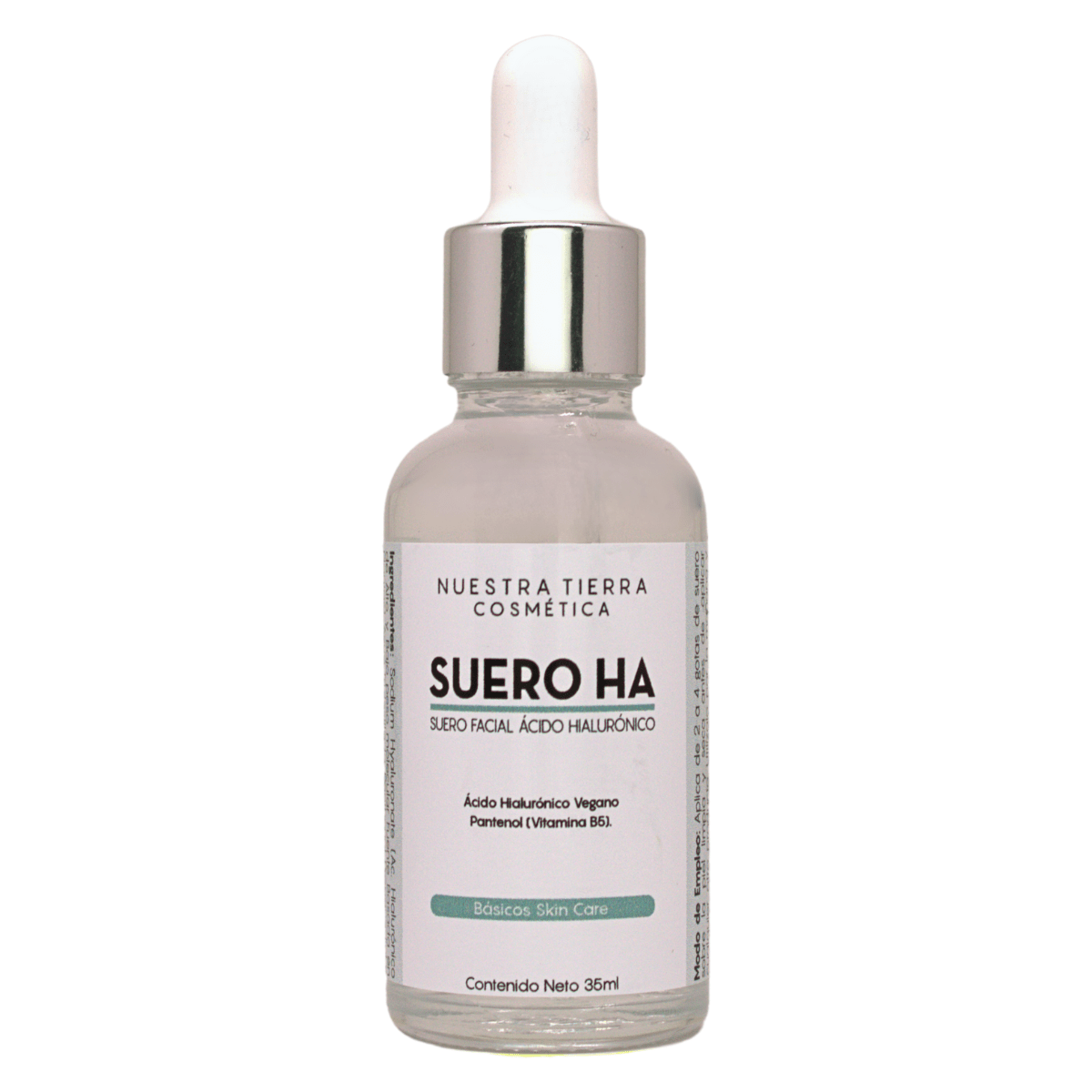 Suero De Acido Hialuronico Vegano Hidratante Anti - arrugas - Nuestra Tierra Cosmética Ancestral