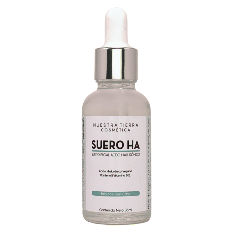 Suero De Acido Hialuronico Vegano Hidratante Anti - arrugas - Nuestra Tierra Cosmética Ancestral