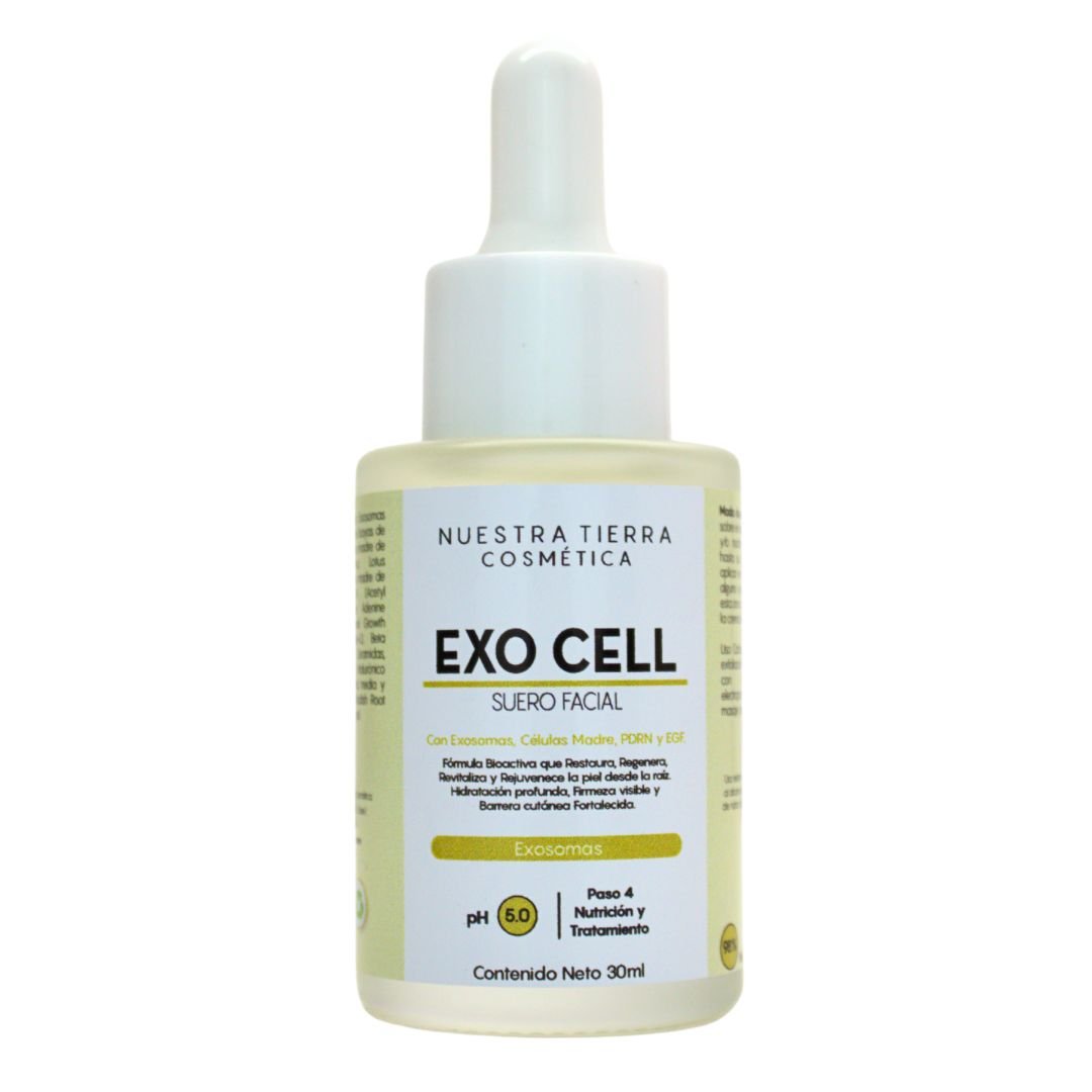 Suero Facial Exo Cell Exosomas + PDRN + Células Madre vegetales - Nuestra Tierra Cosmética Ancestral