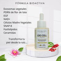 Suero Facial Exo Cell Exosomas + PDRN + Células Madre vegetales - Nuestra Tierra Cosmética Ancestral
