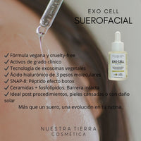 Suero Facial Exo Cell Exosomas + PDRN + Células Madre vegetales - Nuestra Tierra Cosmética Ancestral