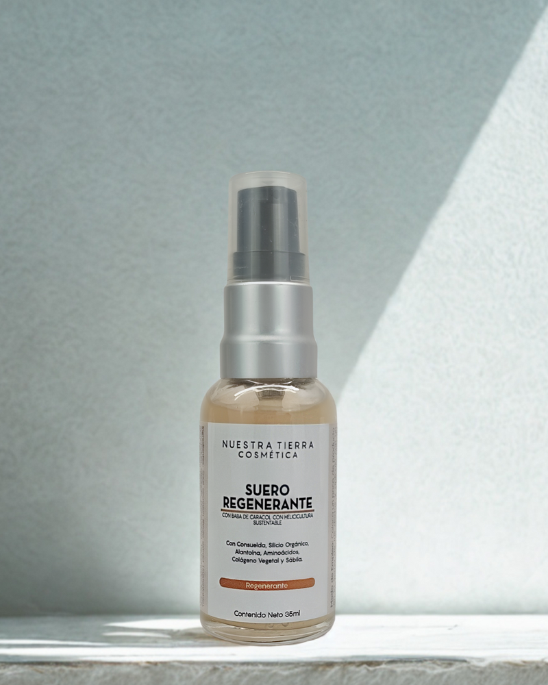 Suero Regenerante de Baba de Caracol Sustentable Ideal para paño y pecas