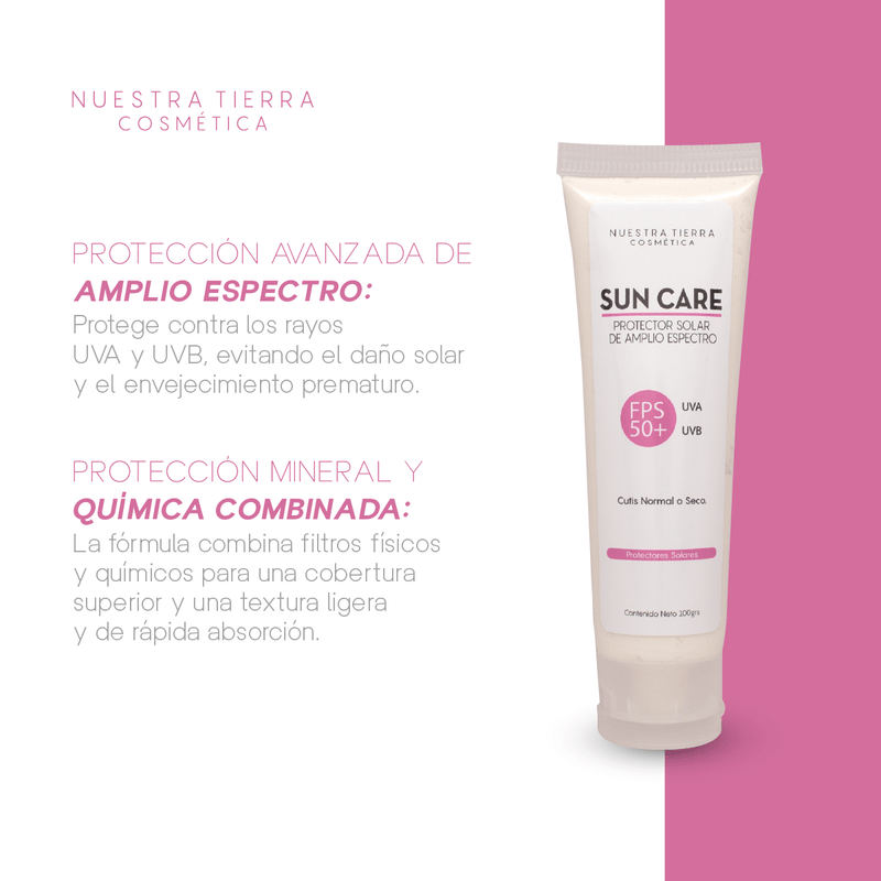 Sun Care Cutis Normal Seco - Nuestra Tierra Cosmética Ancestral