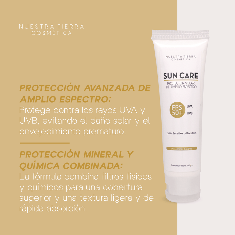 Sun Care Cutis Sensible - Nuestra Tierra Cosmética Ancestral