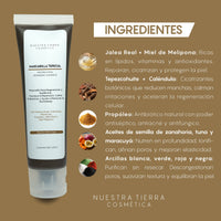 Tepecal Mascarilla Regenerante - Nuestra Tierra Cosmética Ancestral