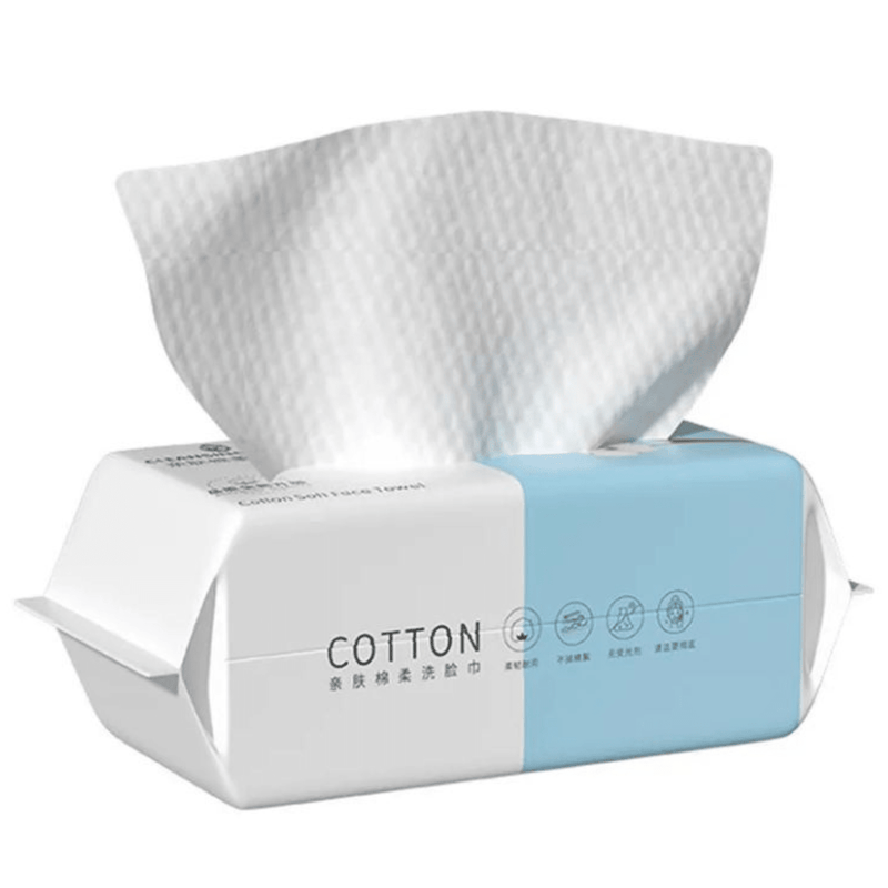 Toallitas Desechables 100% Algodón Para Limpieza Facial Spa - Nuestra Tierra Cosmética Ancestral