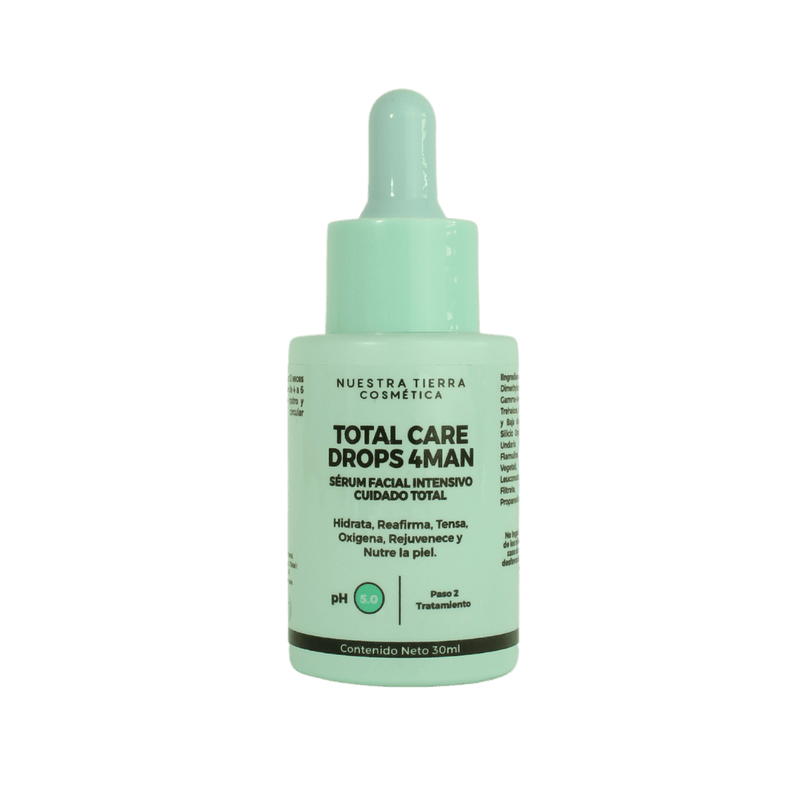 Total Care Drops 4Man Suero Reafirmante, Tensor y Rejuvenecedor - Nuestra Tierra Cosmética Ancestral