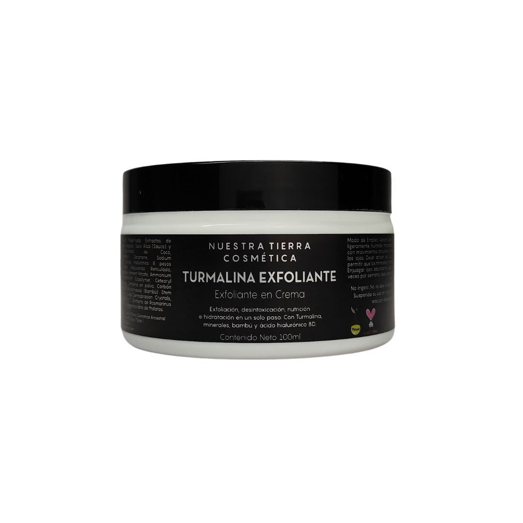 Turmalina Exfoliante en Crema - Nuestra Tierra Cosmética Ancestral
