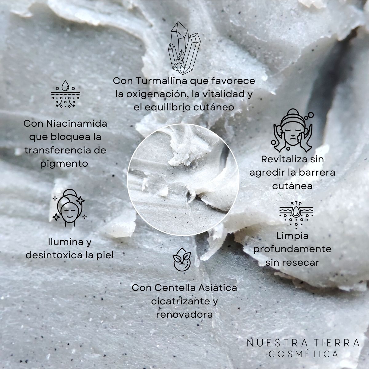 Turmalina Jabon Iluminador - Nuestra Tierra Cosmética Ancestral