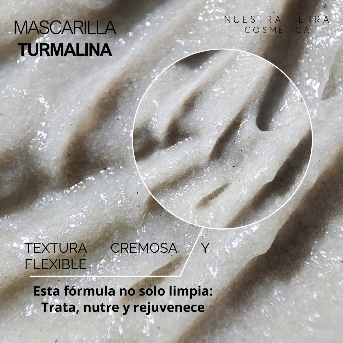 Turmalina Mascarilla Desintoxicante e Iluminadora - Nuestra Tierra Cosmética Ancestral