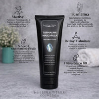 Turmalina Mascarilla Desintoxicante e Iluminadora - Nuestra Tierra Cosmética Ancestral