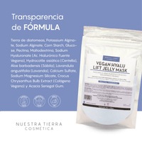 Vegan Hyalu Lift Mascarilla Hidro - Plastica Humectante y Tensora - Nuestra Tierra Cosmética Ancestral