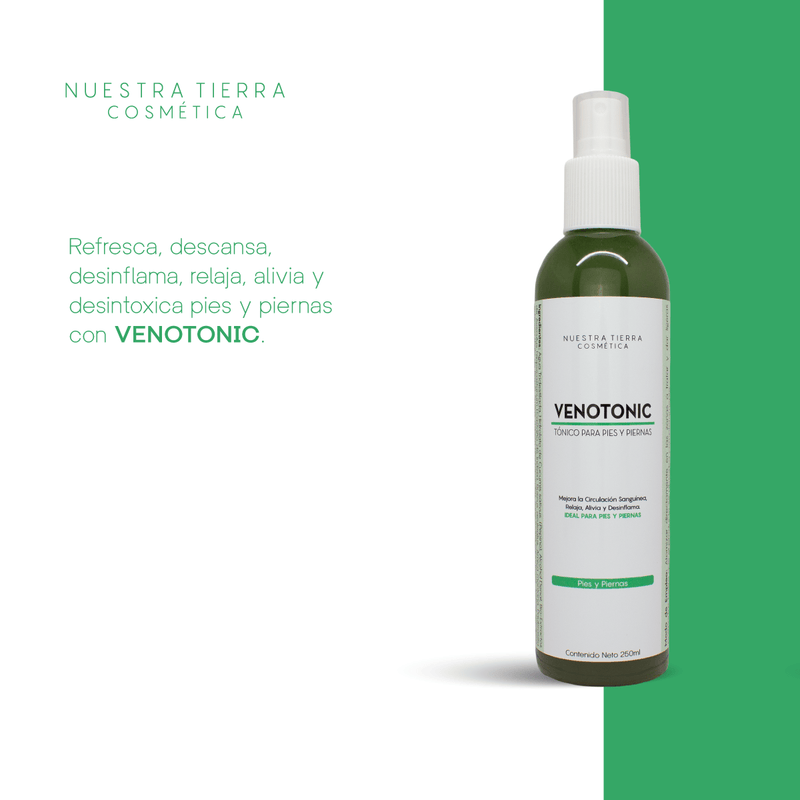 Venotonic Tonico para pies y piernas - Nuestra Tierra Cosmética Ancestral