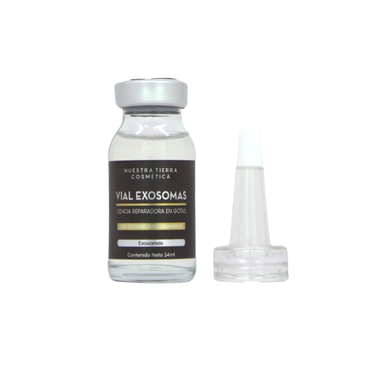 Vial Exosomas Ciencia Reparadora en Gotas - Nuestra Tierra Cosmética Ancestral