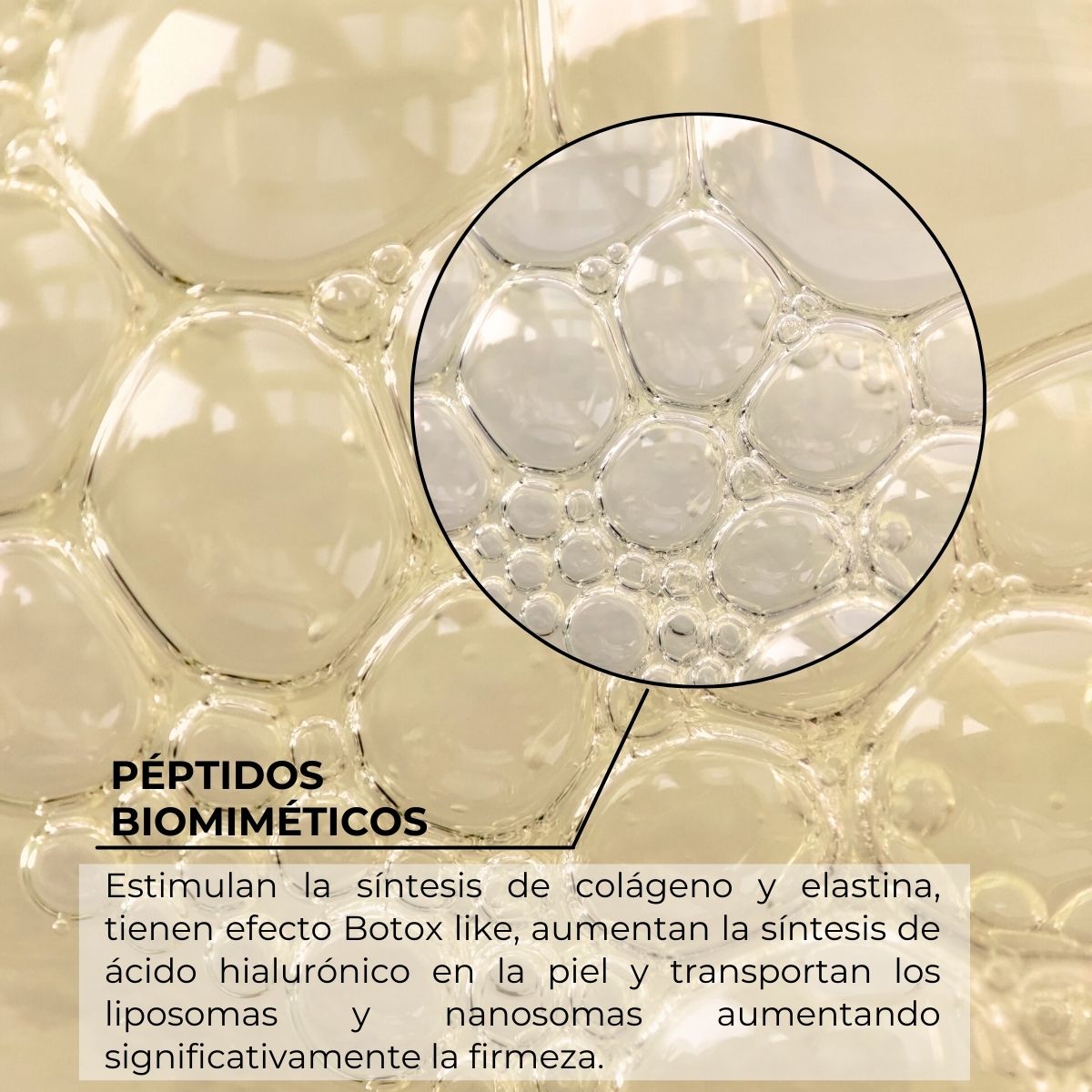 Vial Peptidos Biomimeticos - Nuestra Tierra Cosmética Ancestral