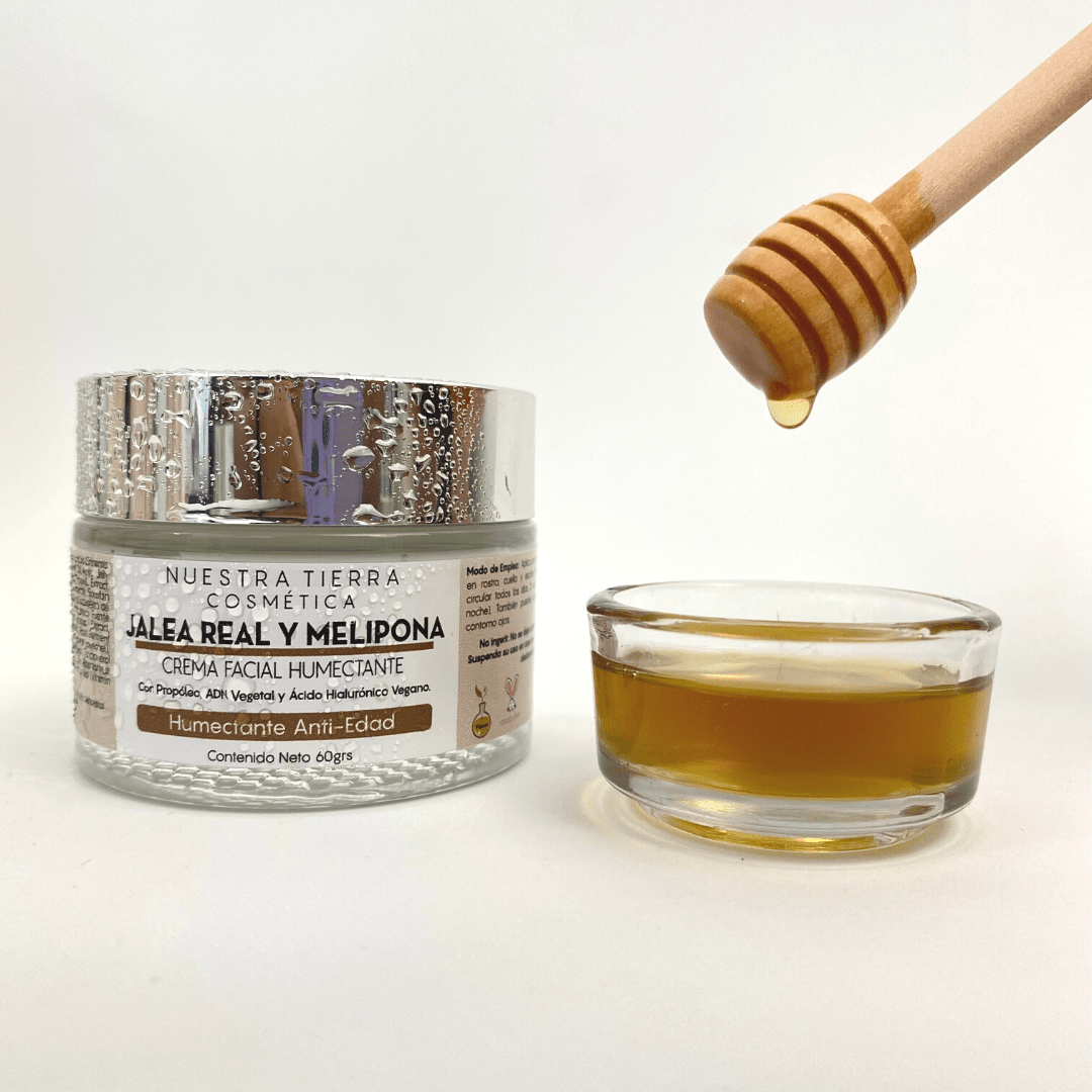 Crema de Jalea Real y Miel Melipona Humectante y Reparadora - Nuestra Tierra Cosmética Ancestral