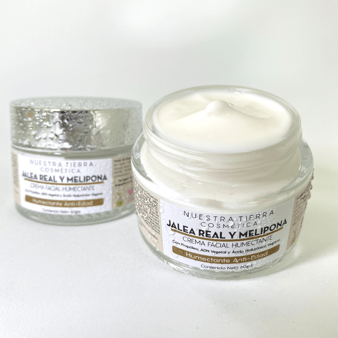 Crema de Jalea Real y Miel Melipona Humectante y Reparadora - Nuestra Tierra Cosmética Ancestral