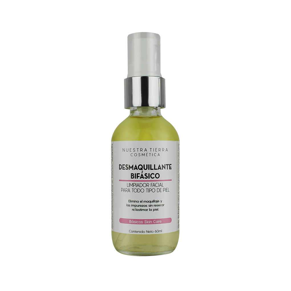 Desmaquillante y Limpiador Bifasico - Nuestra Tierra Cosmética Ancestral