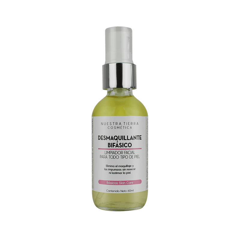 Desmaquillante y Limpiador Bifasico - Nuestra Tierra Cosmética Ancestral