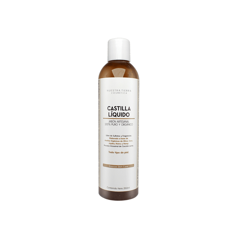 Jabon de Castilla Liquido - Nuestra Tierra Cosmética Ancestral