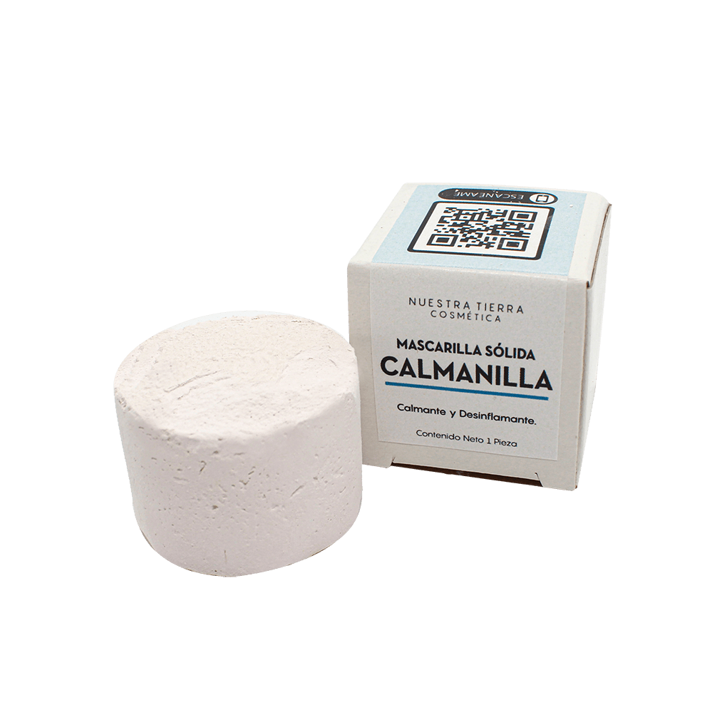 mascarilla calmanilla solida - Nuestra Tierra Cosmética Ancestral