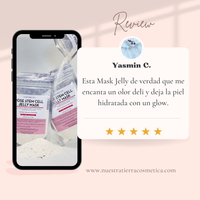 Rose Stem Cell Mascarilla Hidro - Plastica Efecto Lifting Anti - Edad Jelly Mask - Nuestra Tierra Cosmética Ancestral